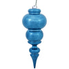 Vickerman N150612DSV 14" Turquoise Shiny Finial Ornament