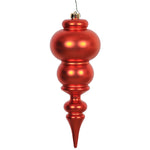 Vickerman N150618DMV 14" Burnished Orange Matte Finial Christmas Ornament