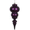 Vickerman N150626DMV 14" Plum Matte Finial Ornament