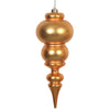 Vickerman N150630DMV 14" Antique Gold Matte Finial Ornament