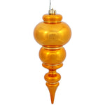 Vickerman N150630DSV 14" Antique Gold Shiny Finial Ornament