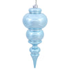Vickerman N150632DSV 14" Baby Blue Shiny Finial Ornament