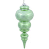 Vickerman N150654DSV 14" Celadon Shiny Finial Ornament