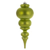 Vickerman N150673DMV 14" Lime Matte Finial Ornament