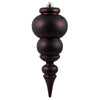 Vickerman N150675DMV 14" Chocolate Matte Finial Ornament