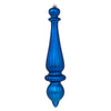Vickerman N150802DMV 14" Blue Matte Finial Drop Ornament Pack Of 2