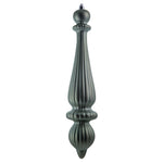 Vickerman N150823DMV 14" Wrought Iron Matte Finial Drop Uv