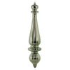 Vickerman N150823DSV 14" Wrought Iron Shiny Finial Drop Uv