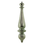 Vickerman N150823DSV 14" Wrought Iron Shiny Finial Drop Uv