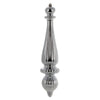 Vickerman N150825DSV 14" Limestone Shiny Finial Drop Uv