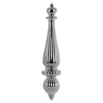 Vickerman N150825DSV 14" Limestone Shiny Finial Drop Uv