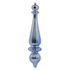 Vickerman N150829DSV 14" Periwinkle Shiny Finial Drop Uv