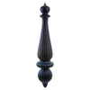 Vickerman N150831DMV 14" Midnt Blue Matte Finial Drop Uv Pack Of 2