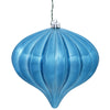 Vickerman N151212DSV 5.7" Turquoise Shiny Onion Christmas Ornament Uv Treated