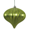 Vickerman N151273DMV 5.7" Lime Matte Onion Christmas Ornament Uv Treated Set Of 3