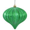 Vickerman N151224DSV 5.7" Emerald Shiny Onion Christmas Ornament Uv Treated Set Of 3