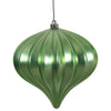Vickerman N151254DMV 5.7" Celadon Matte Onion Christmas Ornament Uv Treated Set Of 3