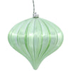 Vickerman N151254DSV 5.7" Celadon Shiny Onion Christmas Ornament Uv Treated Set Of 3