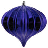 Vickerman N151266DSV 5.7" Purple Shiny Onion Christmas Ornament Uv Treated Set Of 3