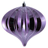 Vickerman N151279DSV 5.7" Pink Shiny Onion Christmas Ornament Uv Treated Set Of 3
