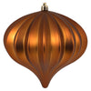 Vickerman N151288DMV 5.7" Copper Matte Onion Christmas Ornament Uv Treated Set Of 3