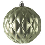 Vickerman N173423D 6" Wrought Iron Matt Round Pine Cone 4Bg