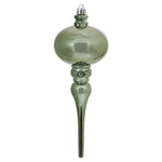 Vickerman N174523D 8" X 2.75" Wrought Iron Shiny Finial 3Bg
