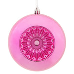 Vickerman N175545D 4.75" Mauve Shiny Star Brite Ball Ornament 4 Per Bag