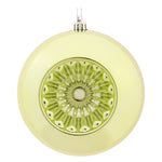 Vickerman N175554D 4.75" Celadon Shiny Star Brite Ball Ornament 4 Per Bag