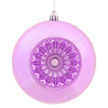 Vickerman N175569D 4.75" Orchid Shiny Star Brite Ball Ornament 4 Per Bag