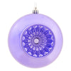Vickerman N175586D 4.75" Lavender Shiny Star Brite Ball Ornament 4 Per Bag