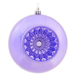 Vickerman N175586D 4.75" Lavender Shiny Star Brite Ball Ornament 4 Per Bag