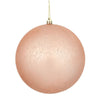 Vickerman N176458 8" Rose Gold Matte Mercury Ball Ornament