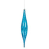 Vickerman N176602 13" Blue Mercury Rain Drop Christmas Ornament Pack Of 2