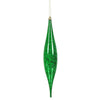 Vickerman N176604 13" Green Mercury Rain Drop Christmas Ornament Pack Of 2