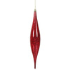 Vickerman N176619 13" Wine Mercury Rain Drop Christmas Ornament Pack Of 2