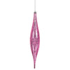 Vickerman N176645 13" Mauve Mercury Rain Drop Ornament. Comes 2 Per Bag.