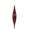 Vickerman N176665 13" Burgundy Mercury Rain Drop Christmas Ornament Pack Of 2