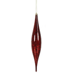 Vickerman N176665 13" Burgundy Mercury Rain Drop Christmas Ornament Pack Of 2