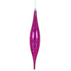 Vickerman N176670 13" Fuchsia Mercury Rain Drop Ornament. Comes 2 Per Bag.