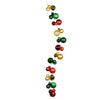 Vickerman N181894 6' Red/Green/Gold Christmas Ball Ornament Garland