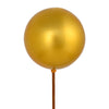 Vickerman N183537V 18" Honey Gold Ball Ornament Christmas Pick 6 Per Bag