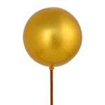 Vickerman N183537V 18" Honey Gold Ball Ornament Christmas Pick 6 Per Bag