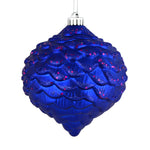 Vickerman N183822D 6" Cobalt Blue Glitter Ornament
