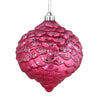 Vickerman N183845D 6" Mauve Glitter Ornament