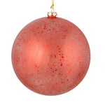 Vickerman N184103 4" Red Glitter Clear Ball