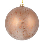 Vickerman N184276 4.75" Mocha Glitter Clear Ball
