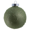 Vickerman N185254 4.75" Celadon Ice Ball Ornament