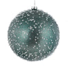 Vickerman N185262 4.75" Sea Blue Ice Ball Ornament