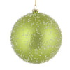 Vickerman N185454 8" Celadon Ice Ball Ornament
